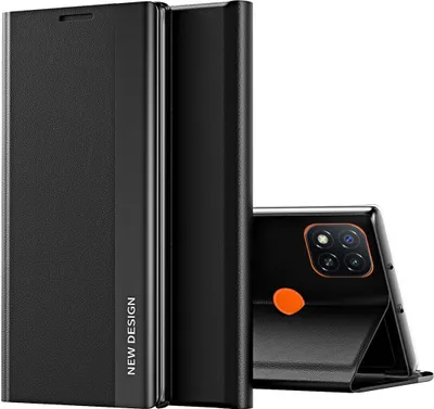 Obrázek produktu pro Redmi 9C Pouzdro, MagnetickéPolyuretanKožené Pouzdro s Funkcí Stojánku pro Xiaomi Redmi 9C černé