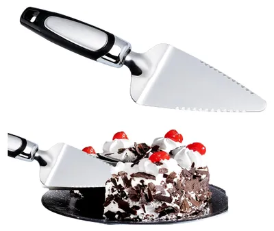 Produktbild von Kuchenheber - Edelstahl, spülmaschinengeeignet, Servier-Spatel für Kuchen | Für Feiern, Restaurant, Dessertbuffet & Hobbybäcker