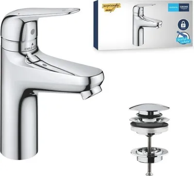 Zdjęcie produktu dla Einhebelmischer - GROHE - 24327001 - Swift Waschtisch - Mit Kindersicherung - Größe M