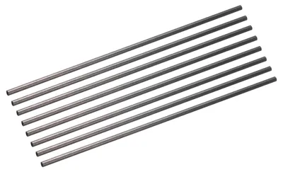 Kohlefaserrohr 2x4x200 mm, 8 Stück extrudiert