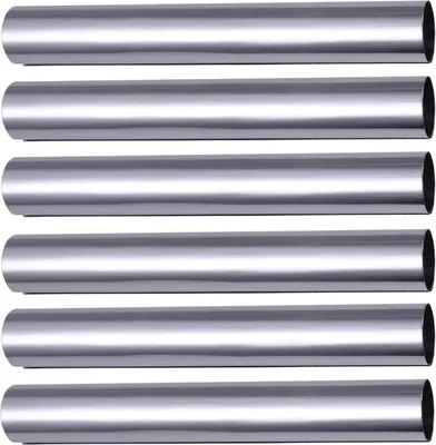Produktbild von Schaumrollen-Formen 6er Set aus Edelstahl (12,4 cm x 2,5cm) Traditionelle Backform