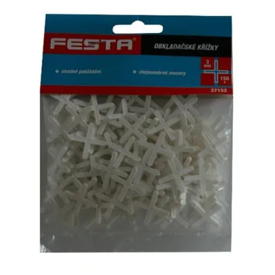 Immagine prodotto di Croci di plastica per piastrelle, 1,5 mm, 200 pz