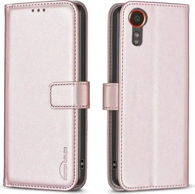 Produktbild von Samsung Galaxy Xcover 7 Hülle - BINFEN Klapphülle - Roségold