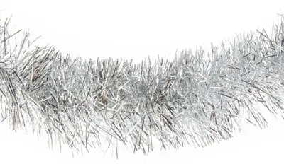 Zdjęcie produktu dla Girlanda – srebrna – 200 x 10 cm