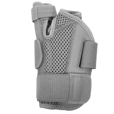 Produktbild von Daumenbandage & Daumenschiene mit Daumenorthese bei Karpaltunnelsyndrom, Arthritis, Sehnenscheidenentzündung,(grau)