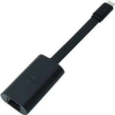 Produktbild von DELL Adapter- USB-C an Ethernet (PXE Boot), USB Typ-C, RJ-45, Schwarz, 1000 Mbit/s, Alienware 13 R2 Alienware 15 R2 Alienware 17 R3 Chromebook 11 3000 3110 Chromebook 11 3000 3110...
