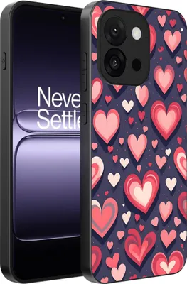 Productafbeelding van Smartphonica Telefoonhoesje, geschikt voor OnePlus 13T, met hartjesmotief.TPU achterkantbeschermhoes met hartdesign