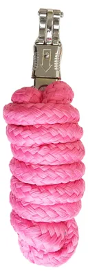 Pferde Führstrick mit Panikhaken, 2 m, rosa