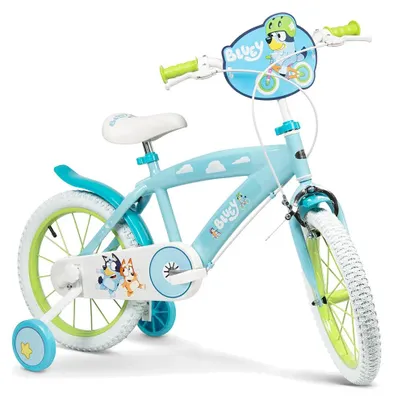 Imagen del producto de Toimsa Bikes, bicicleta Bluey de 16 pulgadas, color azul, para niños, color azul, talla única