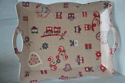 Produktbild von Vivenzi Gufetti Rechteckige Serviertablett 53x38 cm mit Griffen