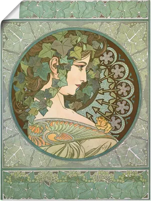 Produktbild von ARTland Poster Efeu, 1901 Größe: 45x60 cm