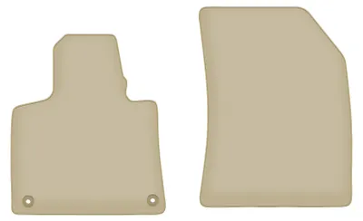 Immagine prodotto di Tappetini anteriori in velluto PREMIUM beige compatibili con Citroen C4 Spacetourer (2013-2018, minivan) – con fissaggi – su misura