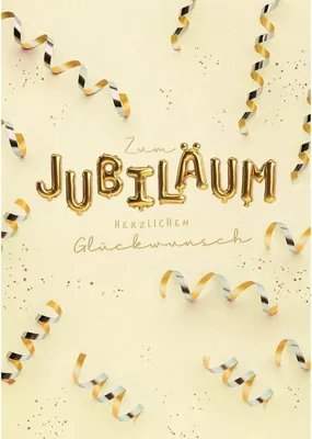 Produktbild von Glückwunschkarte - Jubiläum - A4