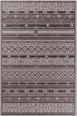 Produktbild von Indische Muster Nachahmung Stoff – Vinylteppich – 60x90 cm – Indoor Teppich – Flur – Pflegeleicht – Modern