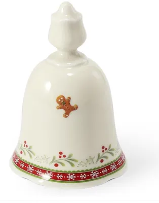 Image de Glocke, 10,5 cm, Lebkuchen, Weihnachtsporzellan, Leander
