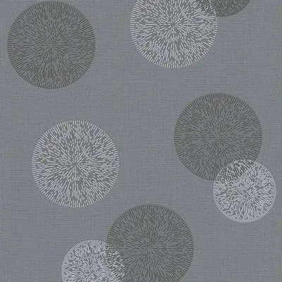 Image de Profhome 347713-GU Papier peint à motifs graphiques mat gris 5,33 m2