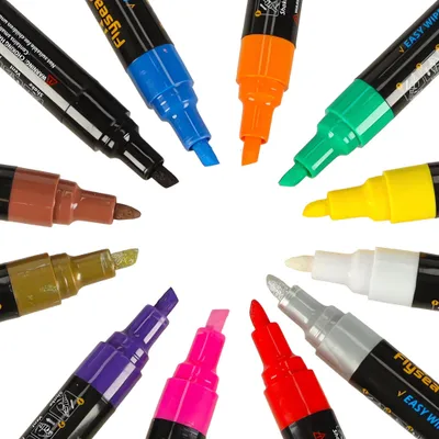 Obrázek produktu pro KIK KX3259 Sada křídových popisovačů na skleněné tabule, 12 ks