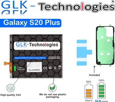 Produktbild von GLK-Technologies für Samsung Galaxy S20 Plus G985F 5G G986B Akku EB-BG985ABY Ohne Set