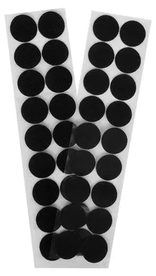 Produktbild von 18 Klettpunkte selbstklebend quadratisch oder rund Klettband Hook & Loop