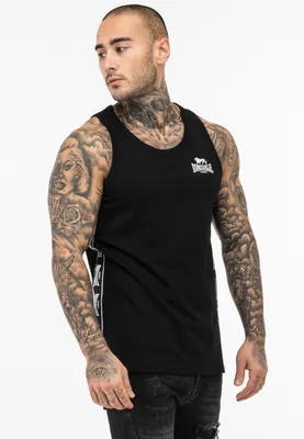 Immagine prodotto di Canotta da uomo regular fit CLOUSTA Nero/Bianco XL Lonsdale