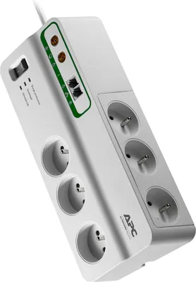 Produktbild von APC Home/Office SurgeArrest 6 Outlets with Phone and Coax Protection 230V France