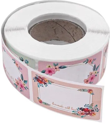 Produktbild von Küchenetiketten Selbstklebend 1000 Stück Selbstklebendes Papier Organisationsetiketten Etiketten für den Haushalt