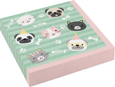 Obrázok produktu pre "Hello Pets" | Servietten 20Stk./33x33cm