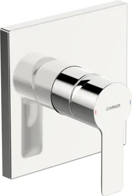 Produktbild von Hansa Fertigset HANSABLUEBOX LIGNA UP-Brause-Einhebelmischer, Rosette eckig, chrom