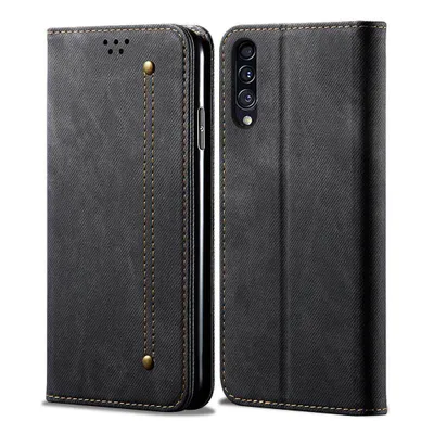 Immagine prodotto di Custodia Galaxy A50, custodia in pelle a portafoglio con chiusura magnetica e funzione stand per Samsung Galaxy A50 / A50S / A30S nero
