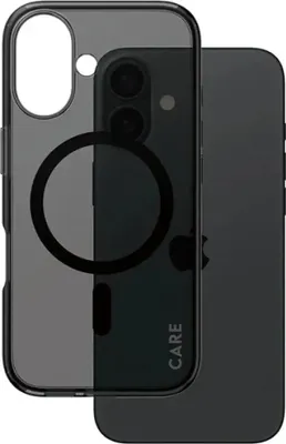 Obrázek produktu pro PanzerGlass CARE™ by ® Smokey Case w. Black MagSafe iPhone 16, Obal, Apple, Apple - iPhone 16, Černá