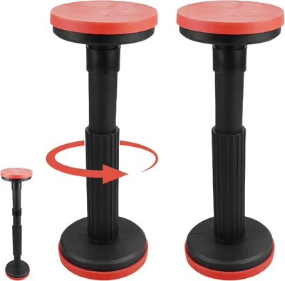 Productafbeelding van Telescopische steunstangen - Set van 2 - 18-45 cm - Verstelbaar steunsysteem - Houdt tot 400 kg - Telescopische steunen
