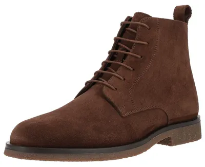Zdjęcie produktu dla Męskie buty do kostki w ciemnobrązowym kolorze marki Geox, model Saharo, rozmiar 42