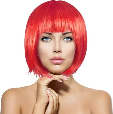Produktbild von Perücke "Bob" rot