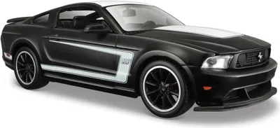 Produktbild von Maisto - Ford Mustang Boss 302, mattschwarz, 1:24