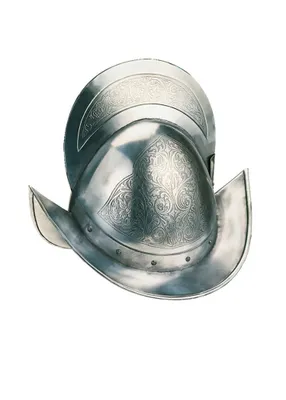 Produktbild von Spanischer Morion Helm, graviert, Marto