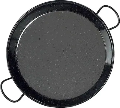 Zdjęcie produktu dla Tradycyjna patelnia do paelli wykonana z emaliowanej stali ø34 cm (6 osób). vaello