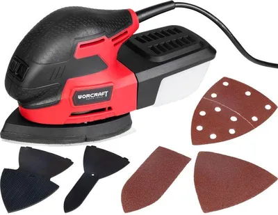 Obrázek produktu pro Bruska Worcraft DS-220, 148x85x148 mm, 220W, 230V, trojúhelníková, multibruska