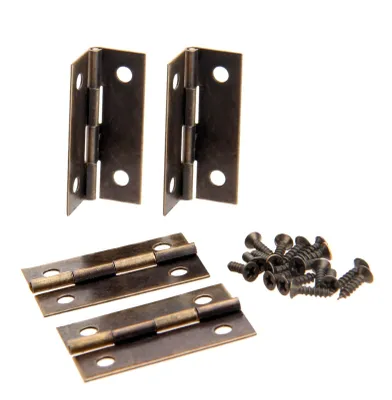 Zdjęcie produktu dla Zestaw 16 zawiasów brązowych (34x22 mm )