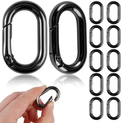 Obrázek produktu pro Okrémové minikarabiny, 10 kusů, kovové