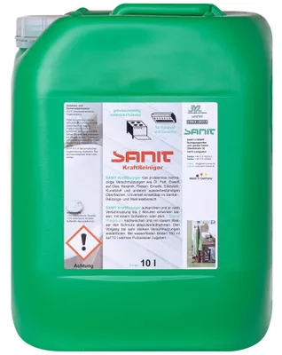 Productafbeelding van Professionele sanitairreiniger 10L grootverpakking – krachtige reiniging tegen kalk, zeepresten en vuil