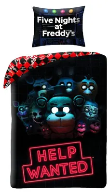 Produktbild von Bettbezug "Five Nights at Freddy's" – 140 x 200 cm – 70 x 90 cm – 100 % Polyester