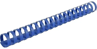 Zdjęcie produktu dla Hřbet plastový 38 mm, 281-340 listů, modrý, 50 ks