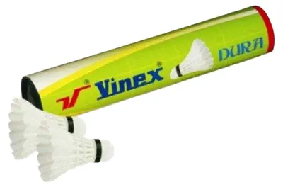 Produktbild von Vinex - "Dura" Federball-Set PP12340 (Einheitsgröße) (Weiß)