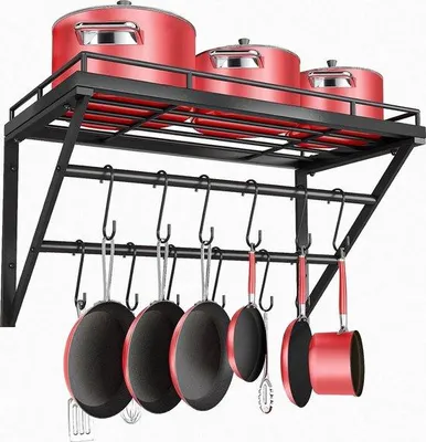 Produktbild von Famanu Wandregal 60 cm mit Metallmontage - Matzblack