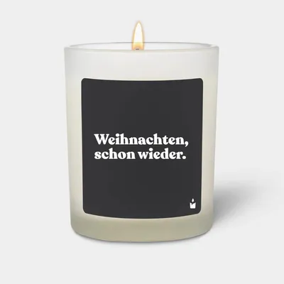 Produktbild von ChattyCandles Duftkerze Flowery Weihnachten, schon wieder.