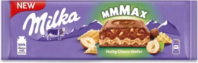 Zdjęcie produktu dla Czekolada Milka Mmmax Nutty Choco Wafer 270G