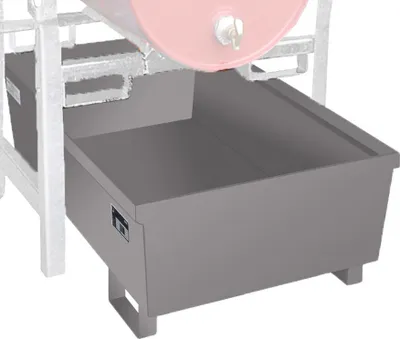Produktbild von Bauer Auffangwanne FRA-1, 980x580x850mm, 246l, Mausgrau