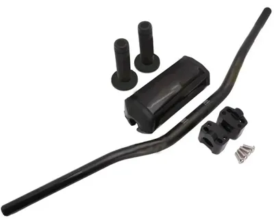 Image de Poignées de guidon CNC pour moto - Fatbar de 28 mm - Kit de guidon - Universel - Noir