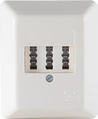 Produktbild von kabelbude KB74040-02, TAE, Weiß, Kunststoff, Universal