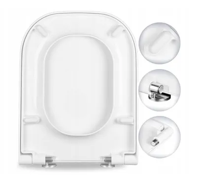 Obrázok produktu pre Ramm WC sedadlo kompatibilné s Roca Gap(space)  s mechanizmom soft-close, vyrobené z antibakteriálneho duroplastu, s funkciou rýchleho uvoľnenia